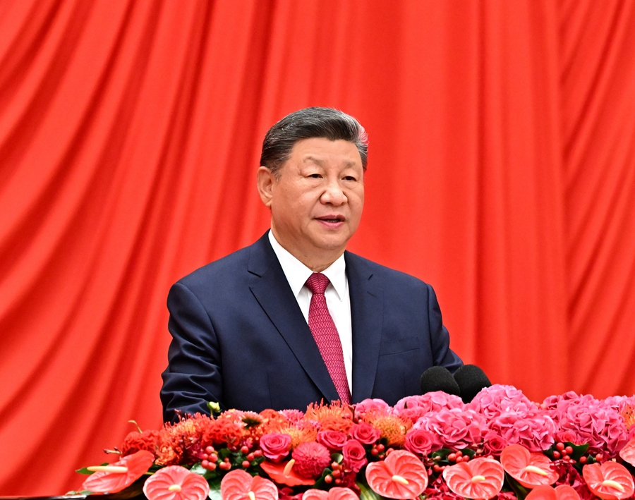 庆祝中华人民共和国成立76周年招待会在京举行 习近平发表重要